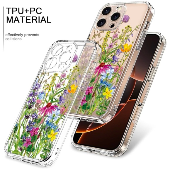 Floral & Butterfly Cell iPhone 16 Pro Max Cases - Picture 8 of 13